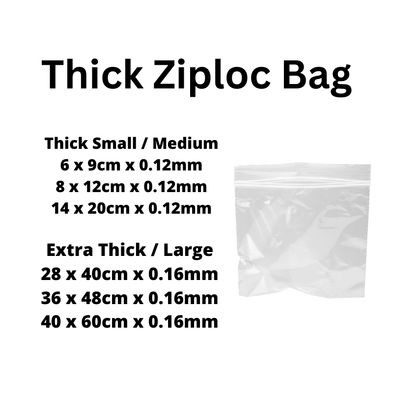 Thick Ziploc Bag Qiksmart