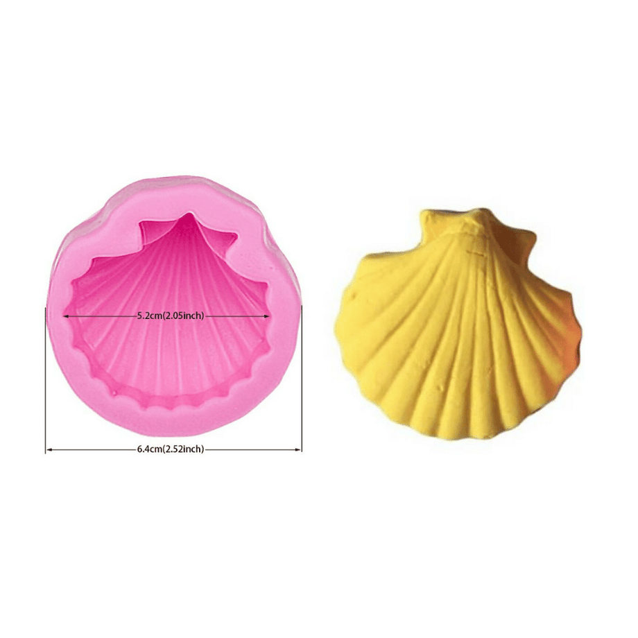 Seashell silicone clearance molds