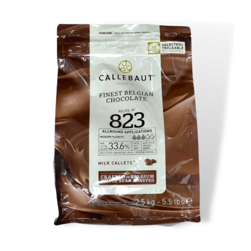 Callebaut 823 Milk Chocolate Couverture Callets - 1kg | 2.5kg (pack) | Philippines Callebaut 823 Milk Chocolate Couverture Callets - 1kg | 2.5kg (pack) | Philippines